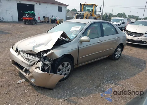 2006 Kia Spectra Ex/Lx/Sx from USA, damaged, VIN KNAFE122665313854